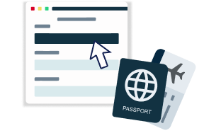 landing card application